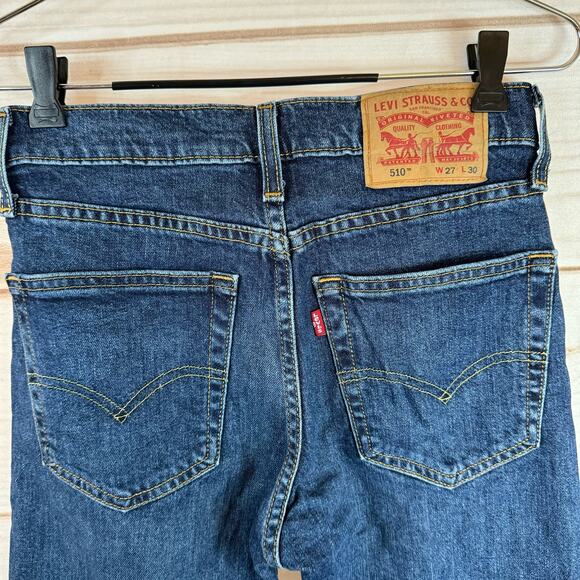 Levi Strauss & Co 510 Medium Wash Skinny Fit Jeans Size 27x30 - Picture 4 of 6